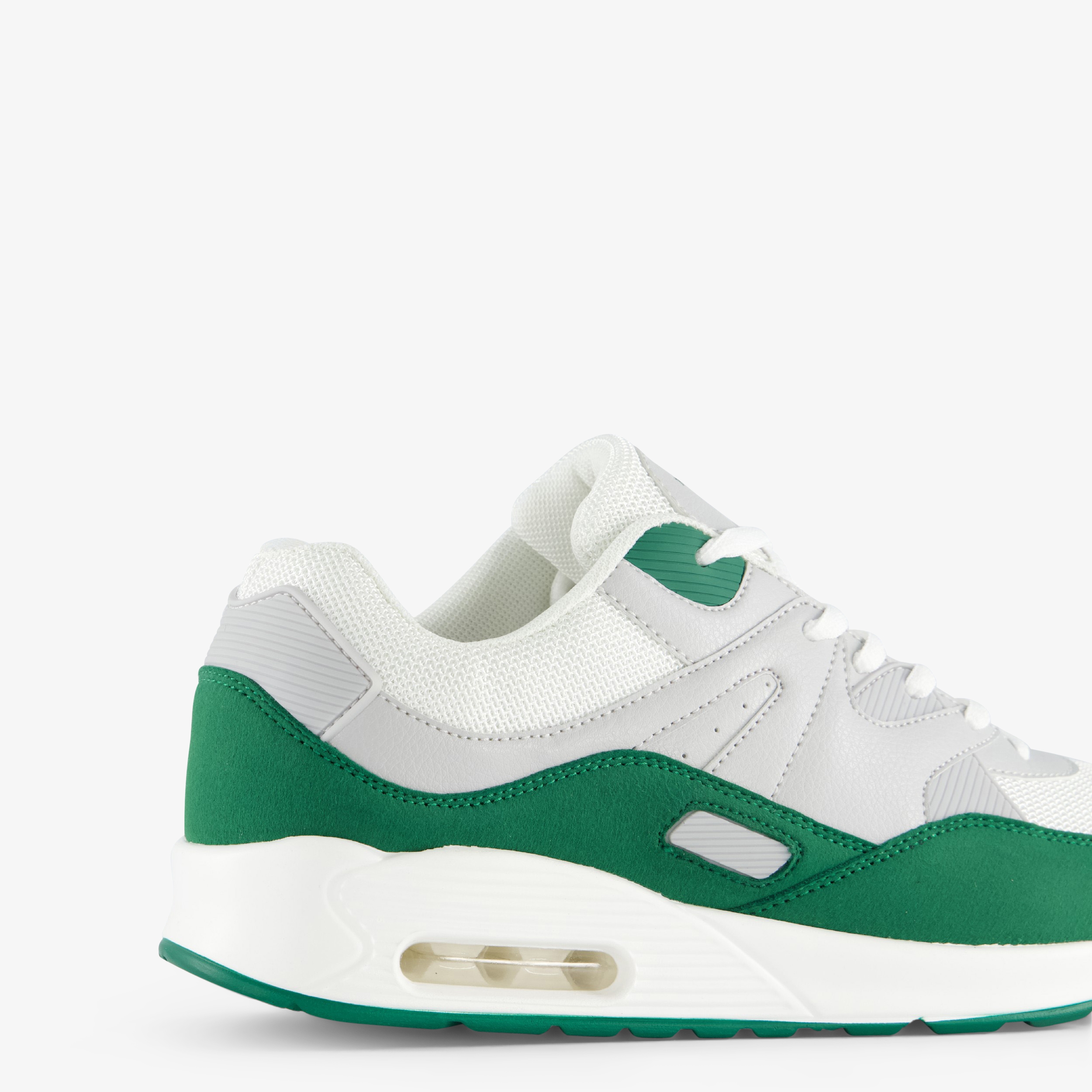 Osaga heren sneakers met airzool groen wit