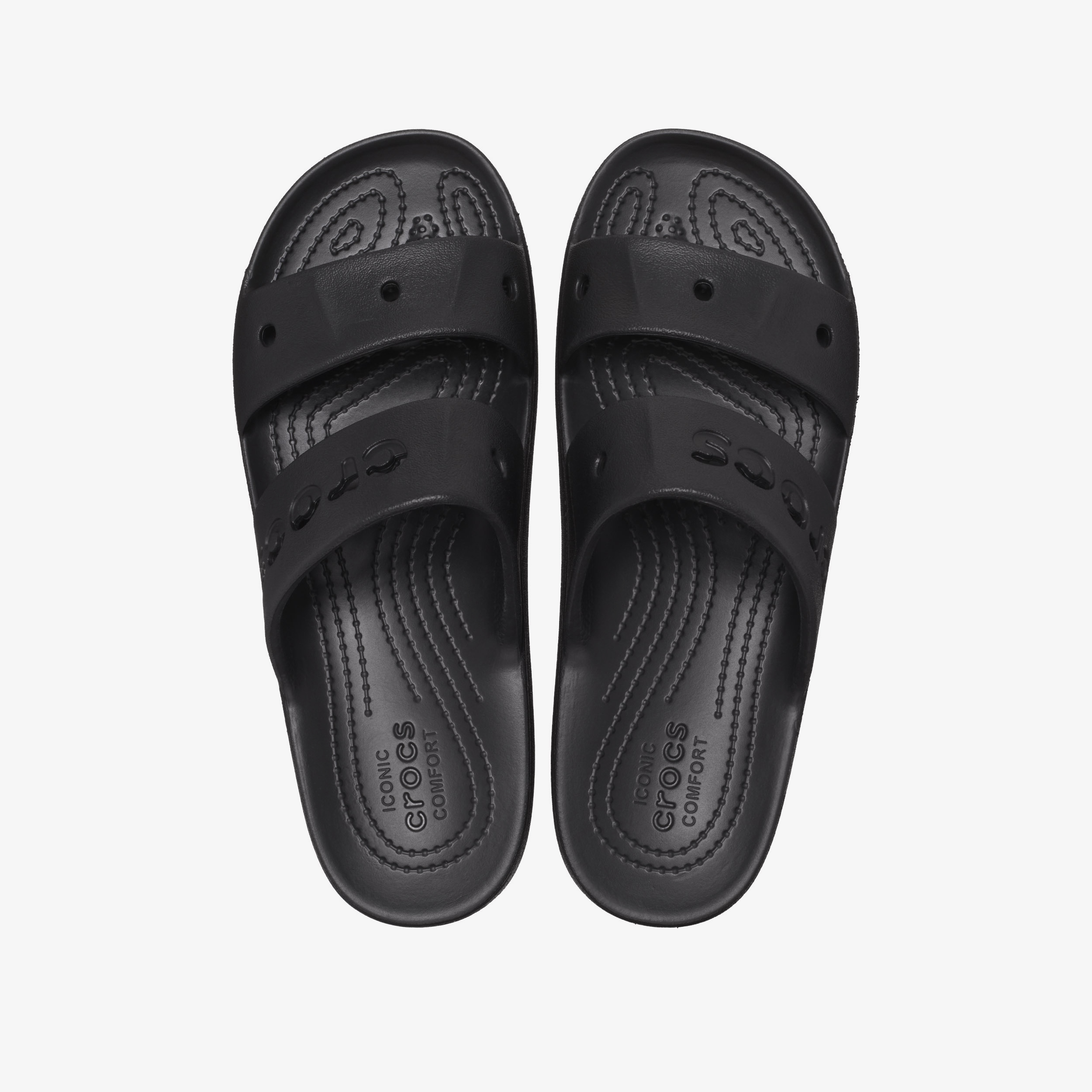 Crocs Baya Platform dames slippers zwart – foto 4