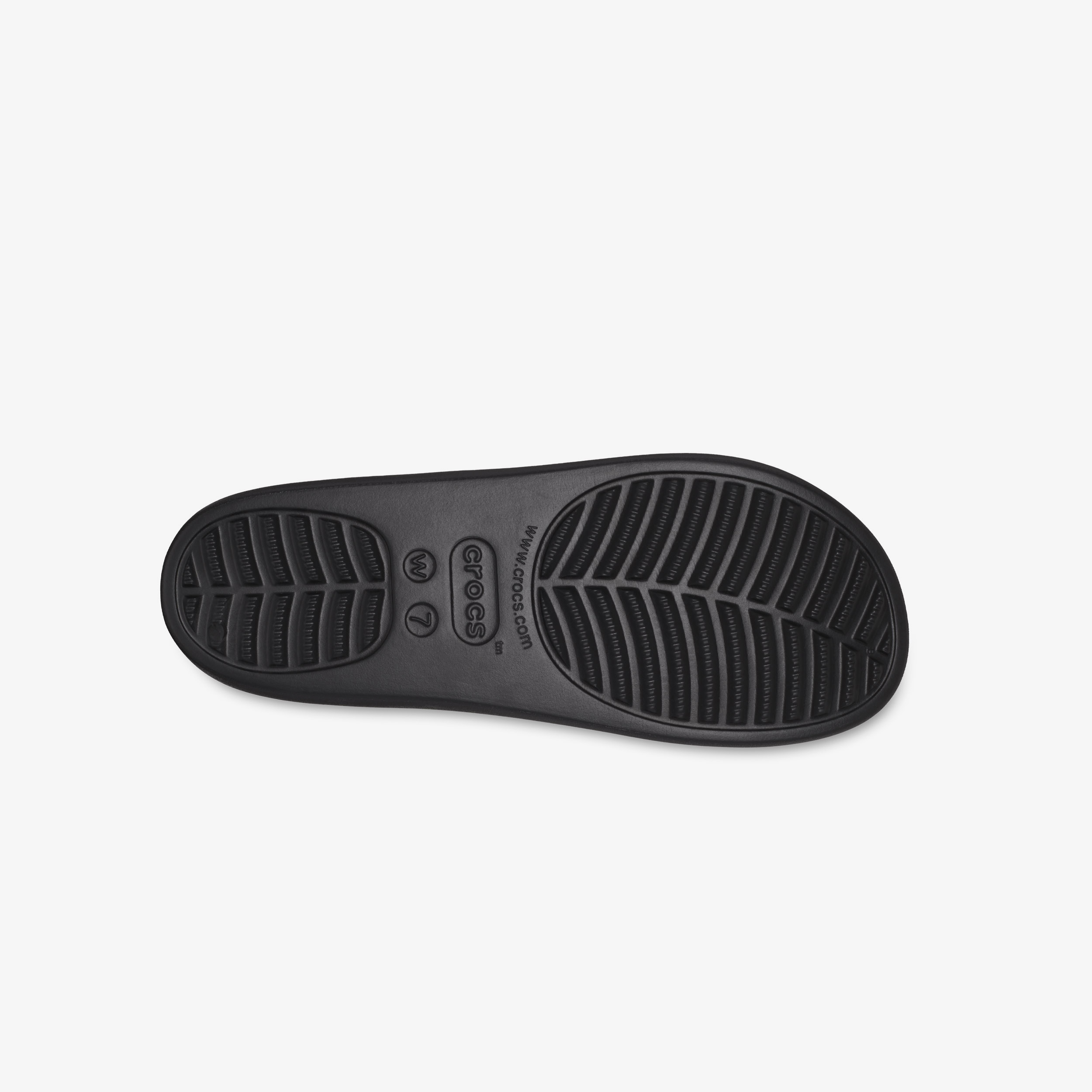 Crocs Baya Platform dames slippers zwart – foto 3