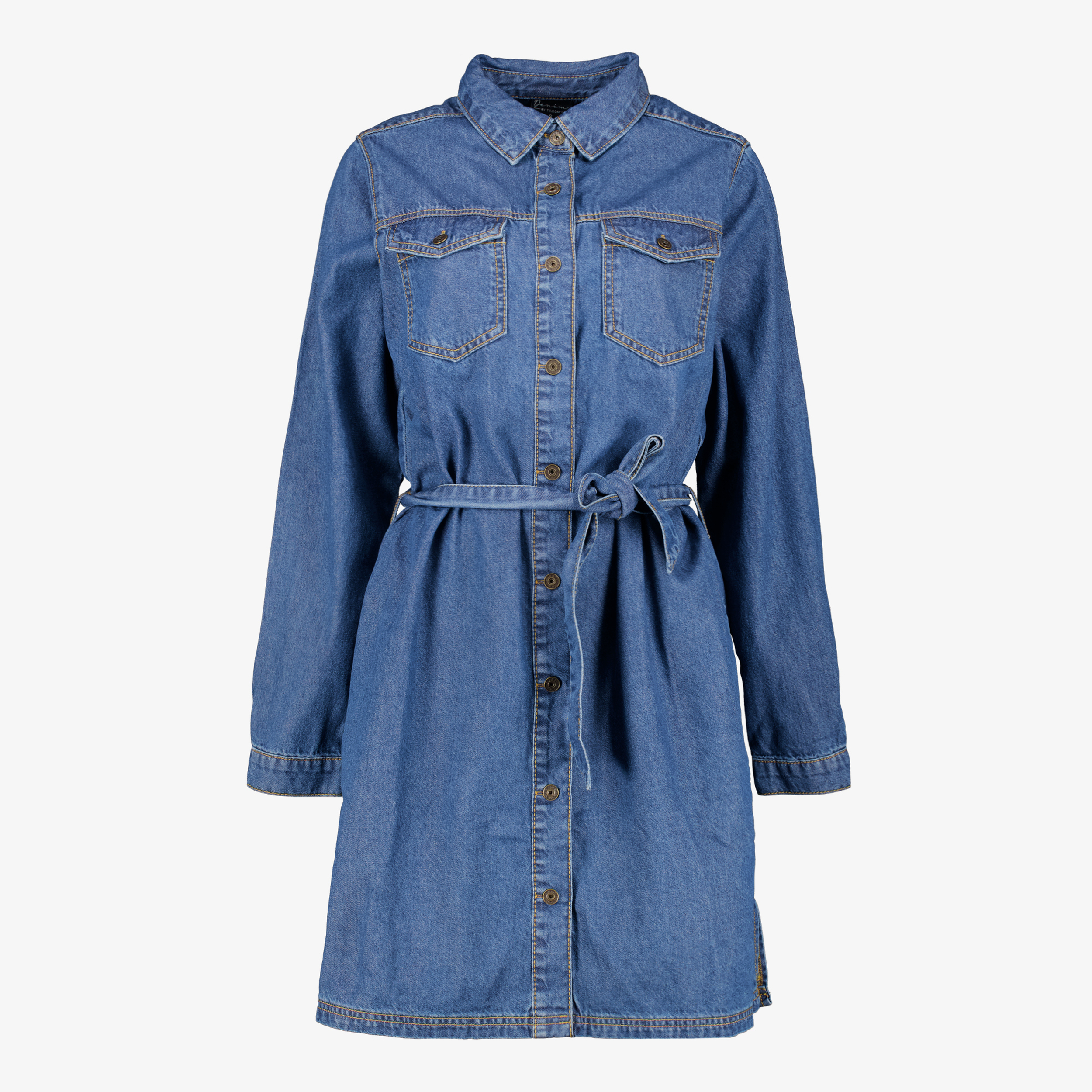 TwoDay dames denim jurk blauw jurken & rokken