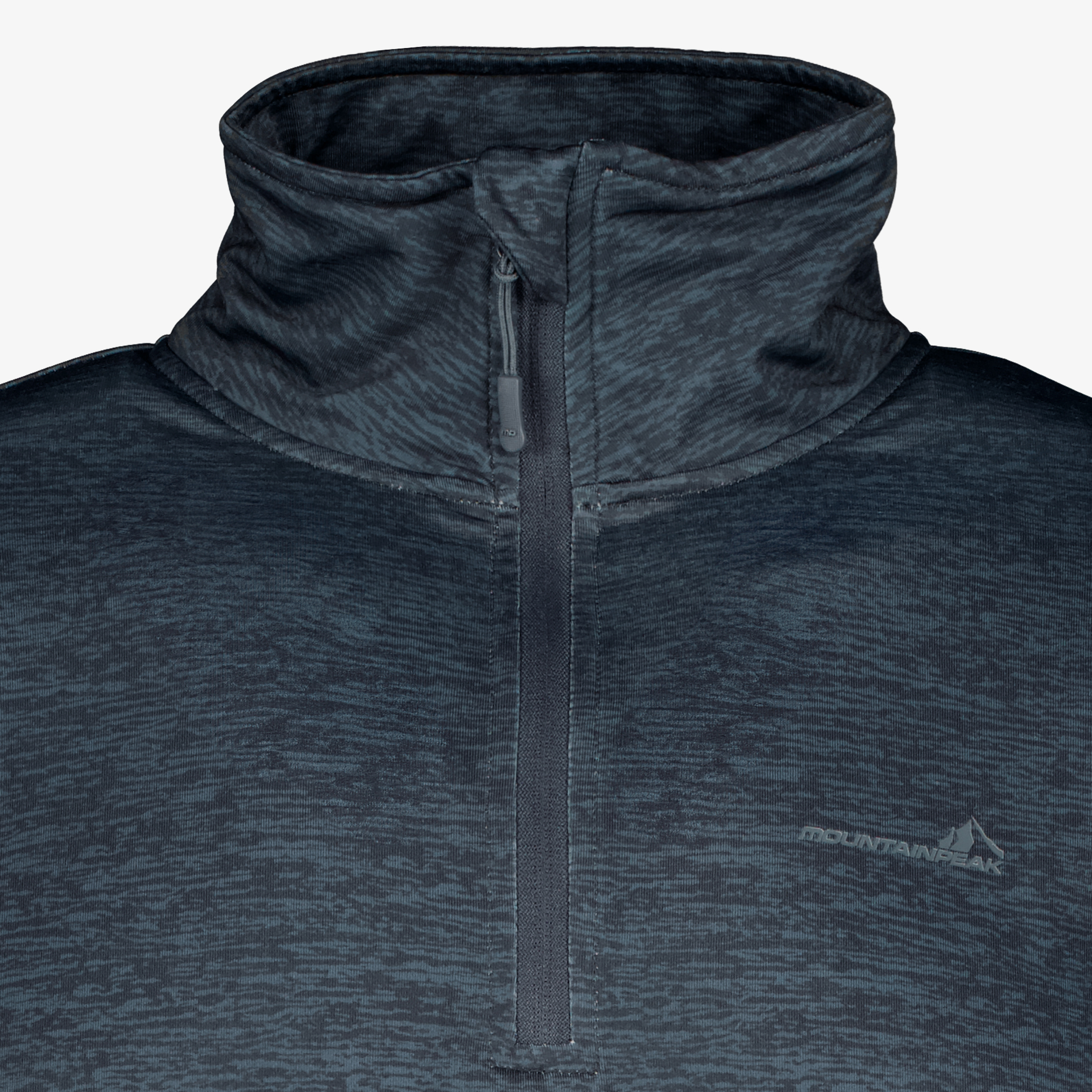 Mountain Peak heren skipully met rits blauw ski-pullies – foto 2
