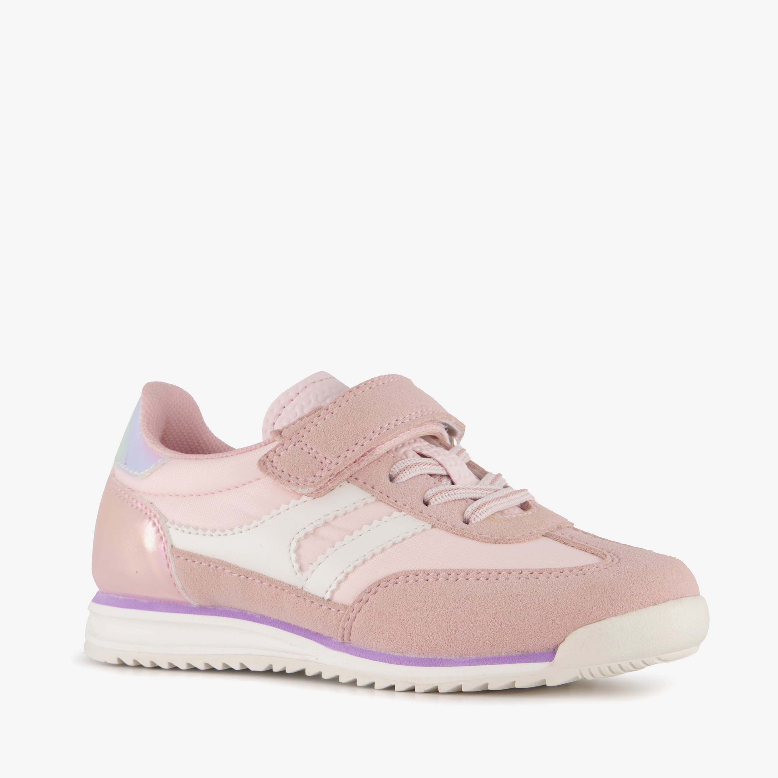 Blue Box meisjes sneakers roze beige