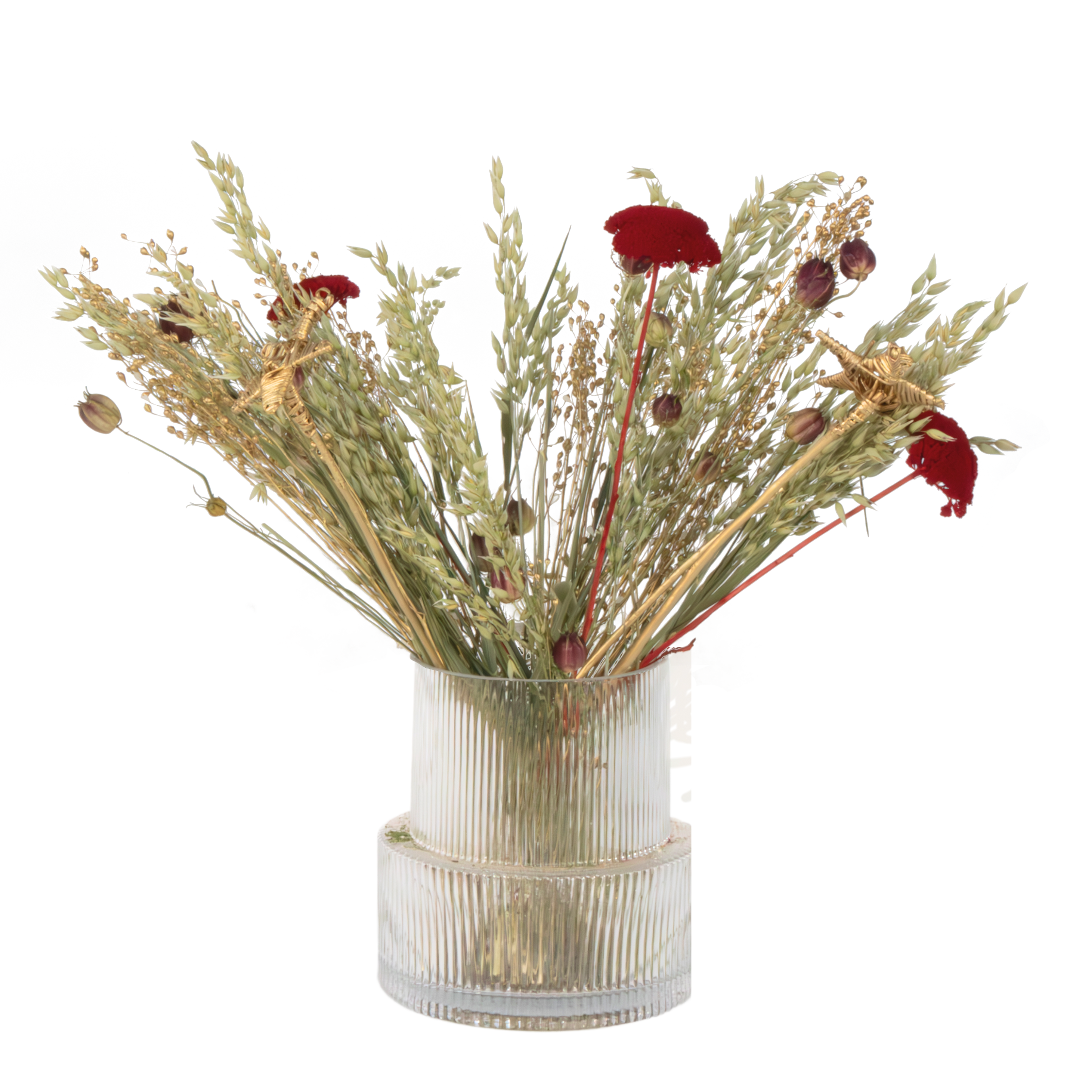 Droogbloemen - Boeket'Trendy Lumi' afbeelding