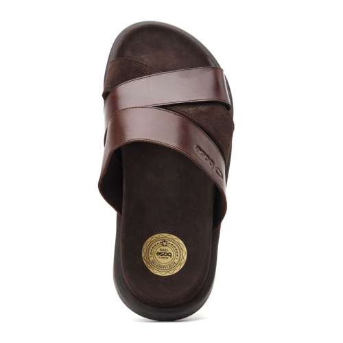 Mens leather sandals under 5 clearance