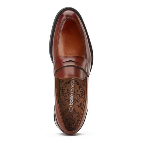 海外個人輸入 Penny Kennedy Leather Black Men's Loafers Black London Base | 靴