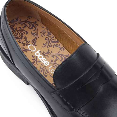 Men s Brown Leather Kennedy Penny Loafers Base London Brown