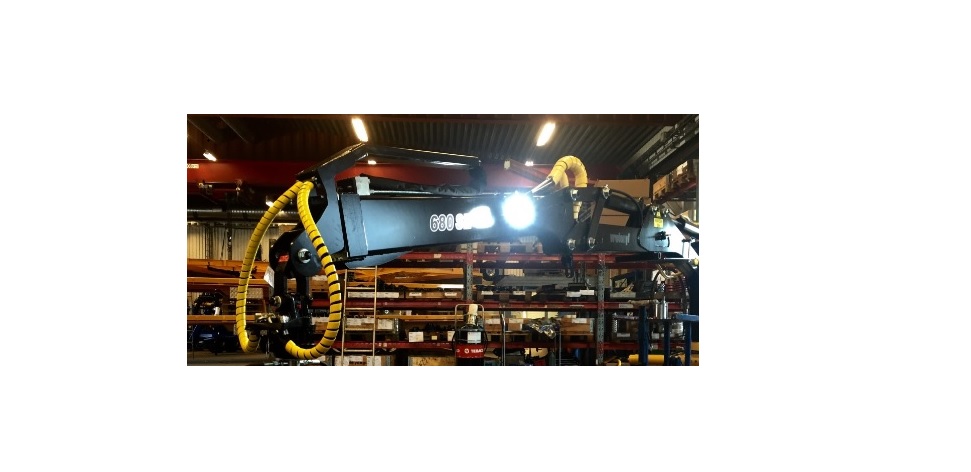 Kranbelysning       Vikarm