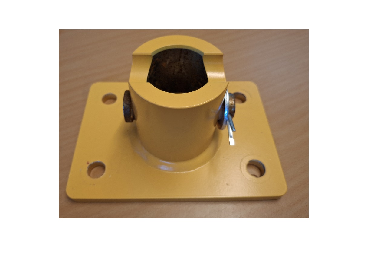 Adapterfläns, adapter, 49,5/25/4 hål