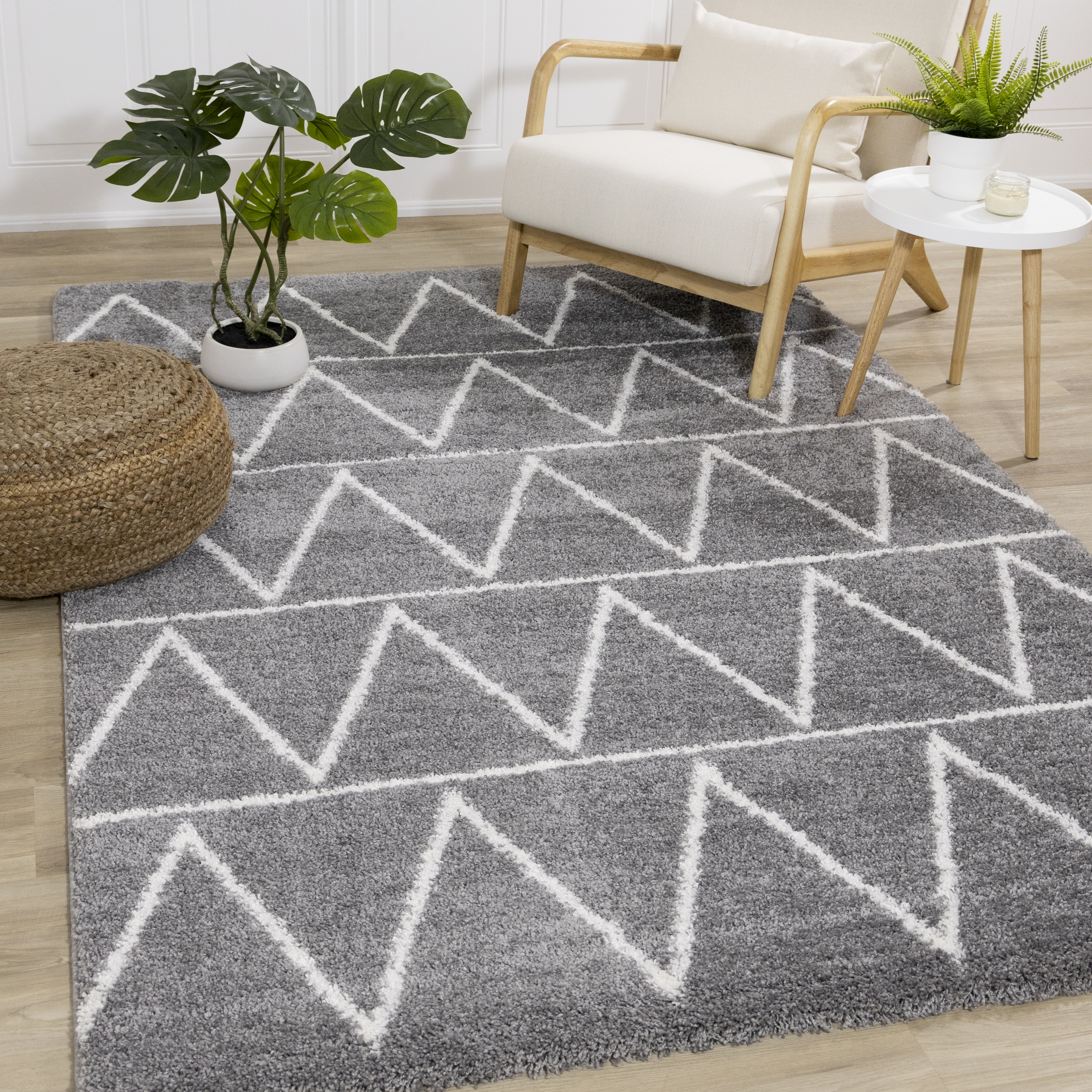 Fergus 12547 Grey Cream 2 x 4