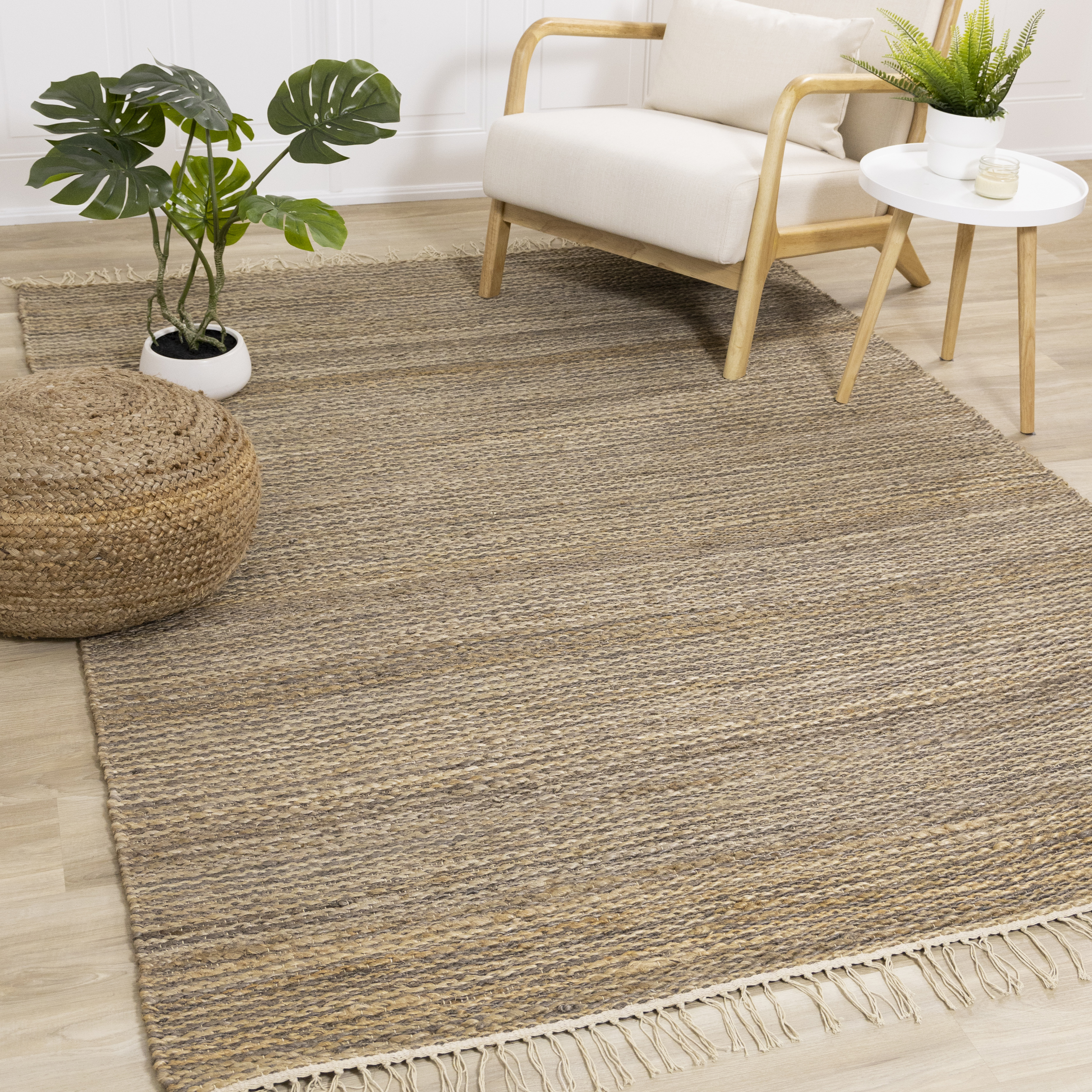Naturals Braided Jute Rug, 1'11" x 3'7"