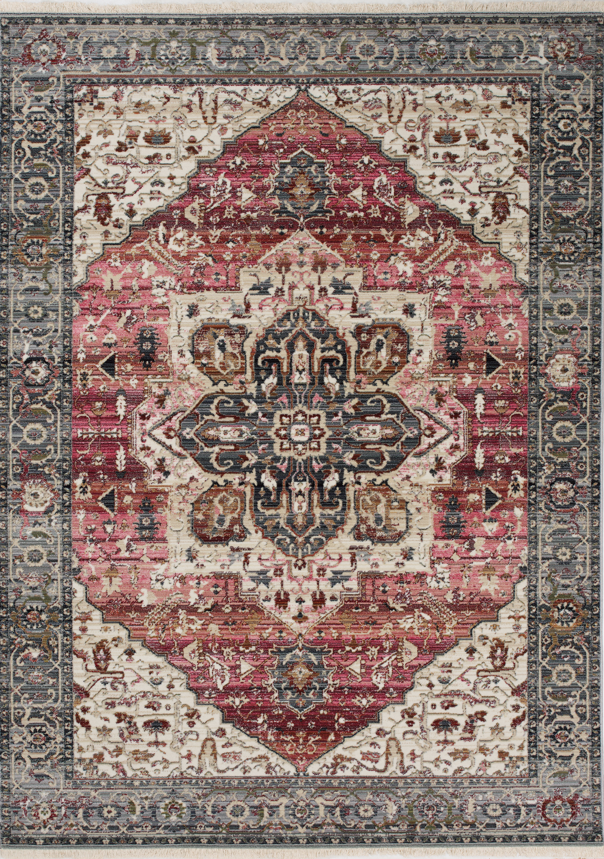Serene E154 Pink Cream Blue 6x8