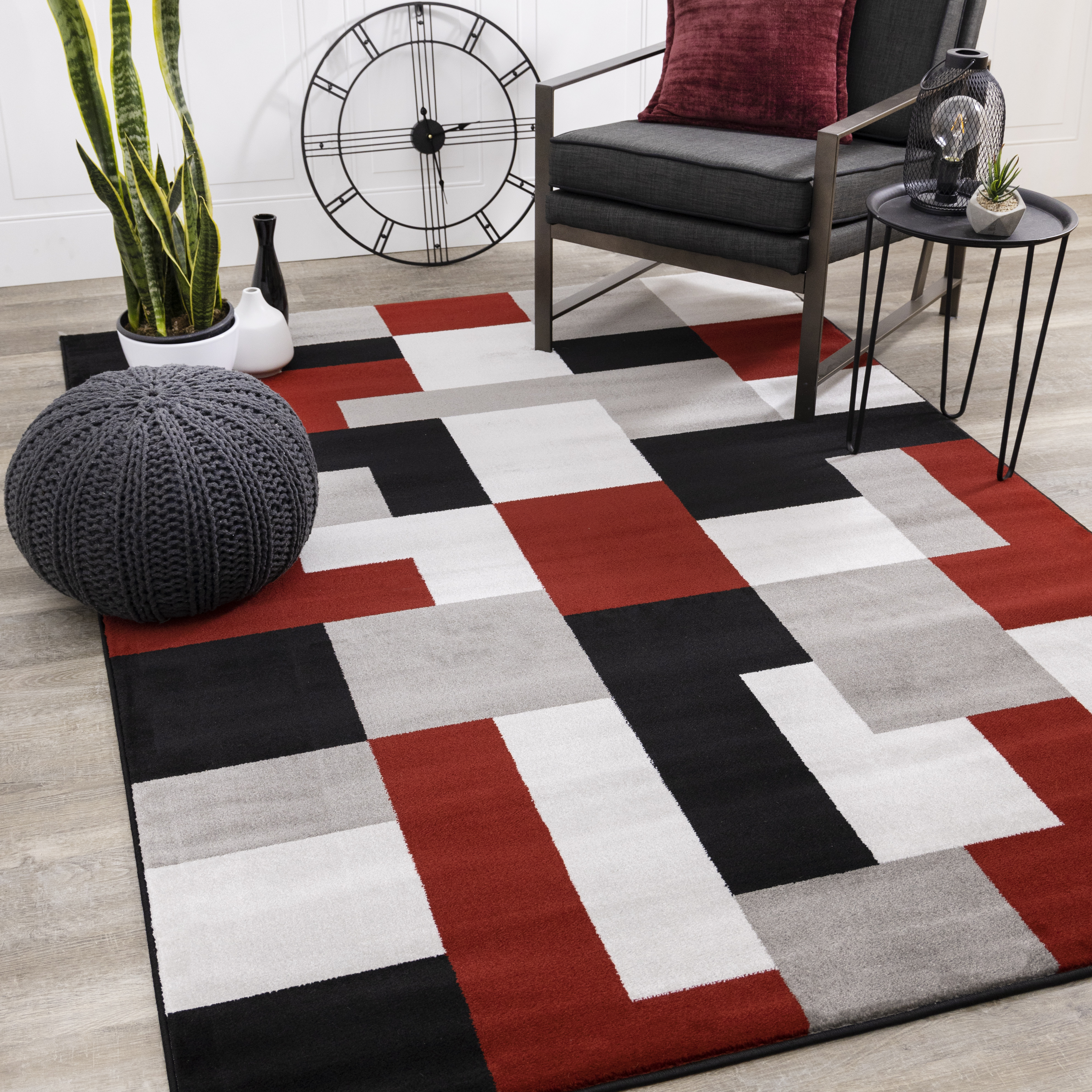 Platinum 3650 Black Grey Red 3 x 5