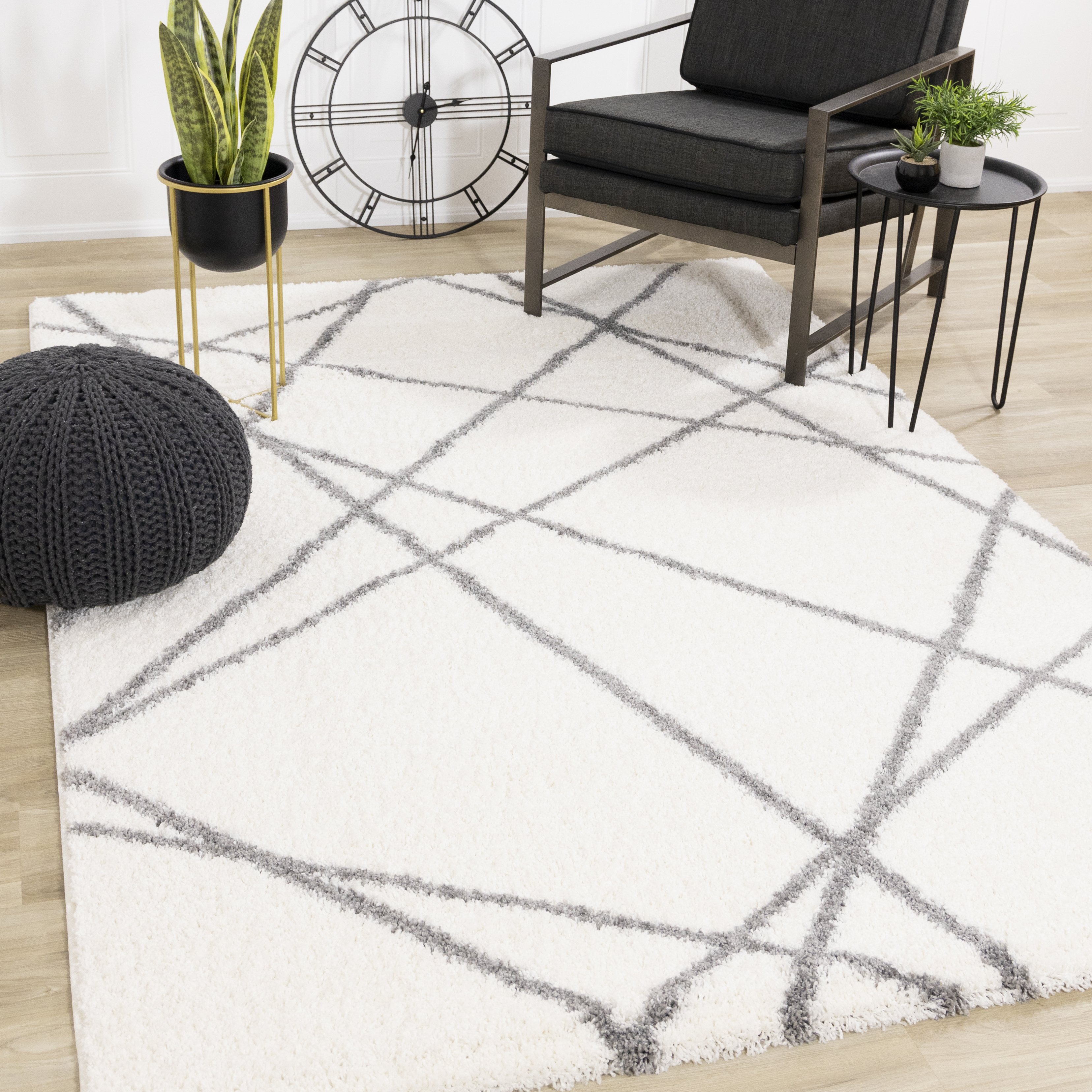 Fergus 12550 Cream Grey 2 x 4