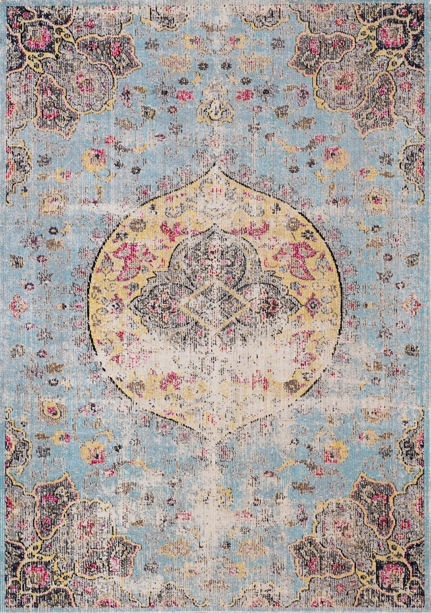 Sara B564 Blue Yellow 3x5