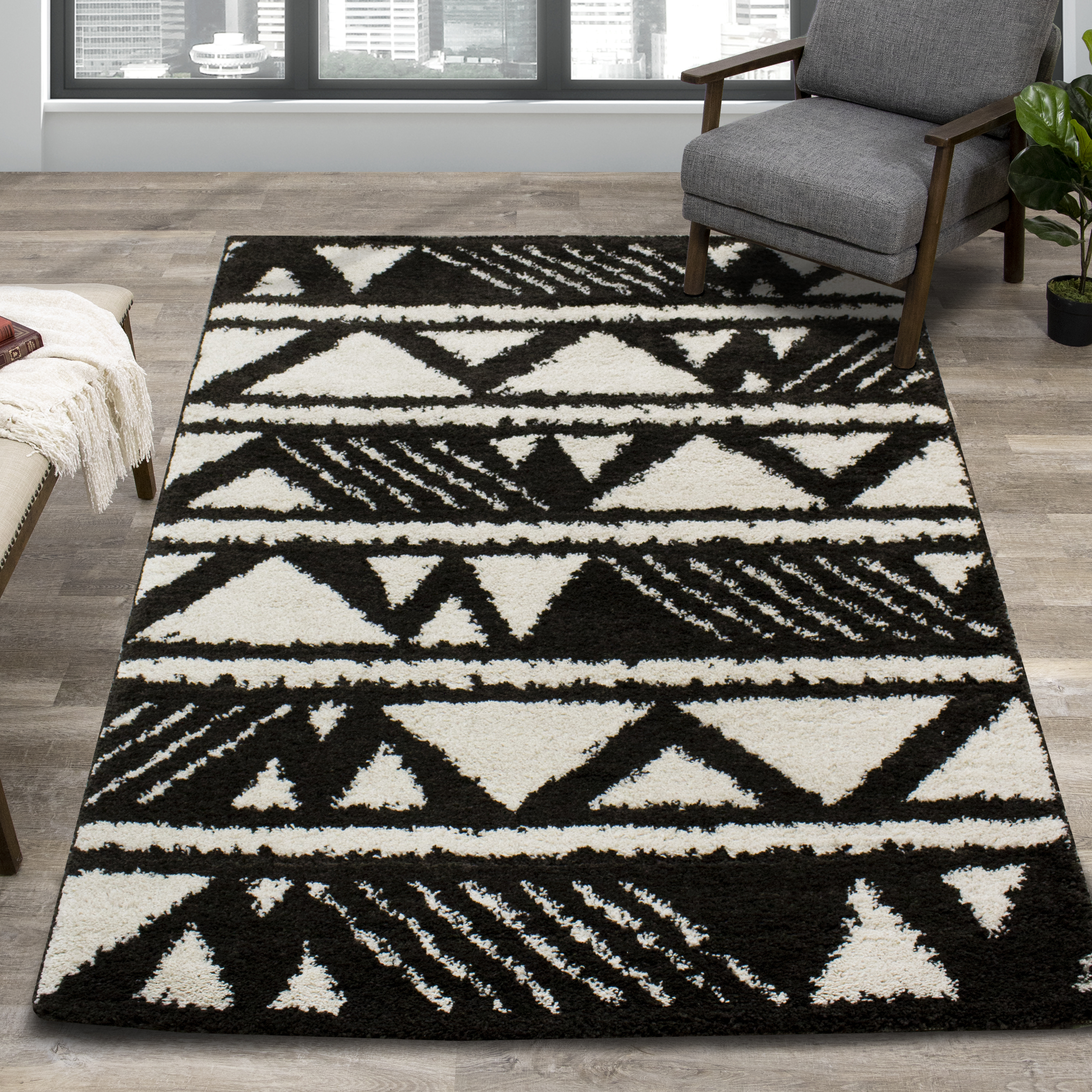 Maroq 7963 Black Cream 5 x 8