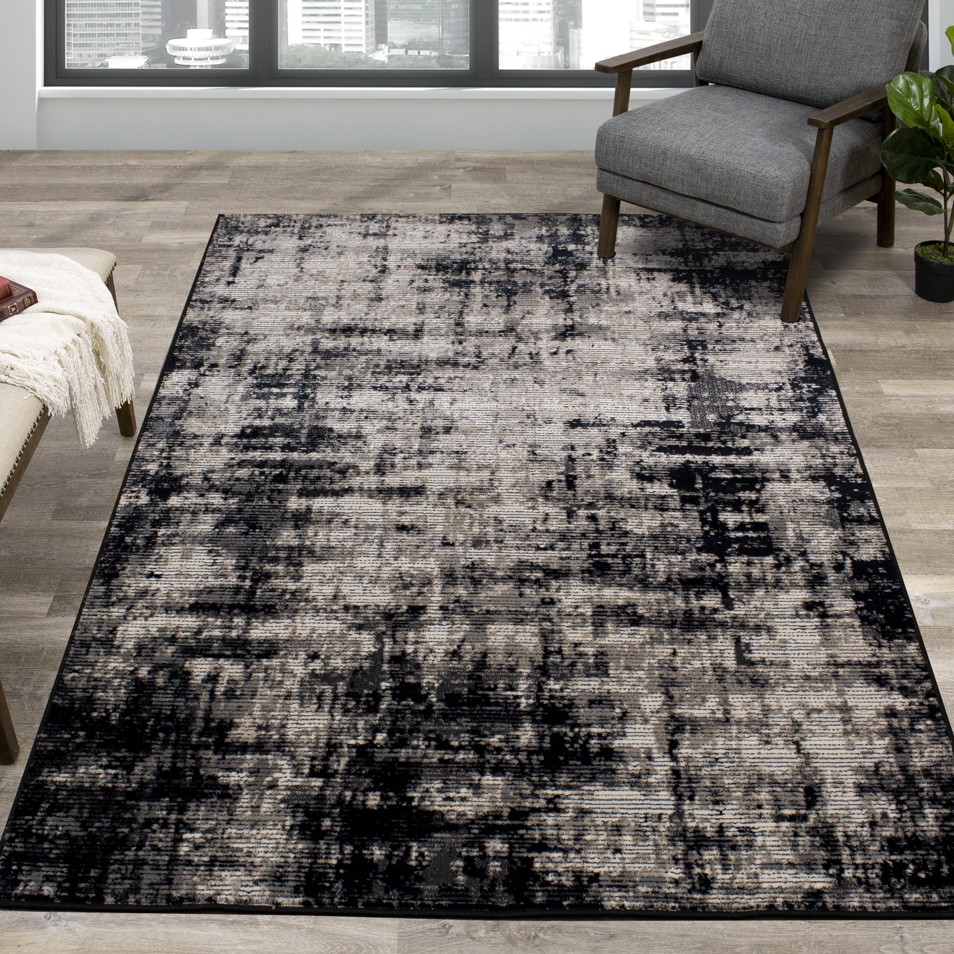 Abbey 33010 Grey Cream 5 x 8