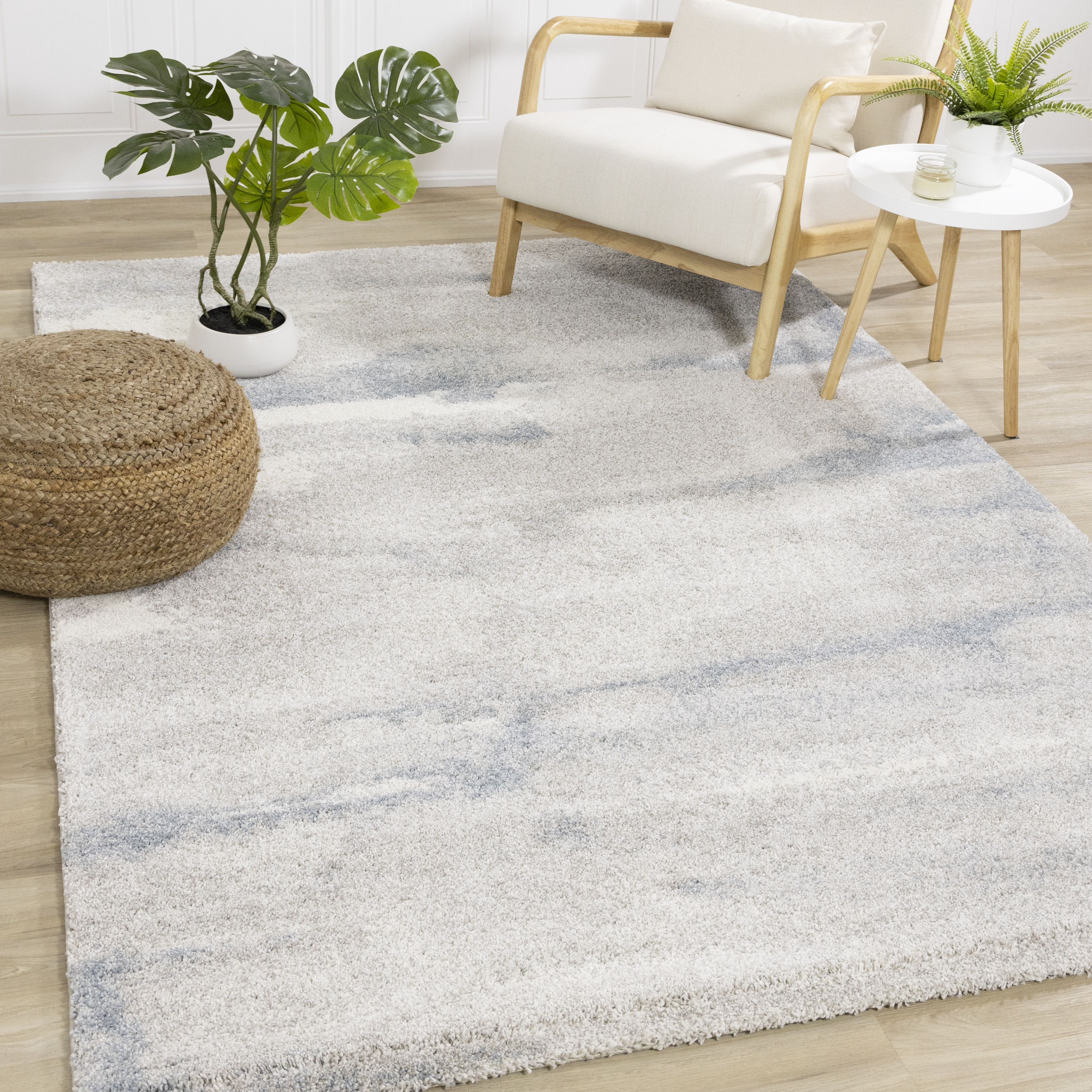 Sable Grey Blue Cirrus Rug, 2'8" x 4'11"
