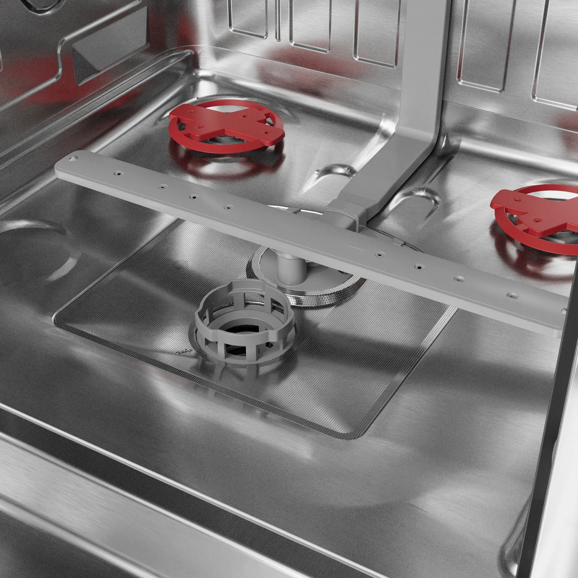 Detalle del lavavajillas de 24 pulgadas Thor Kitchen DW24X8BA00 en acero inoxidable — disponible a través de Artexa México