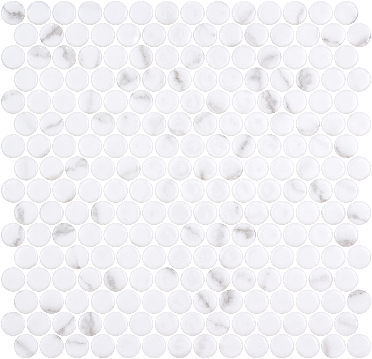 D-PENNY ECOSTONES VENATO WHITE SHINY D19 286x286 CAJA en aplicación arquitectónica