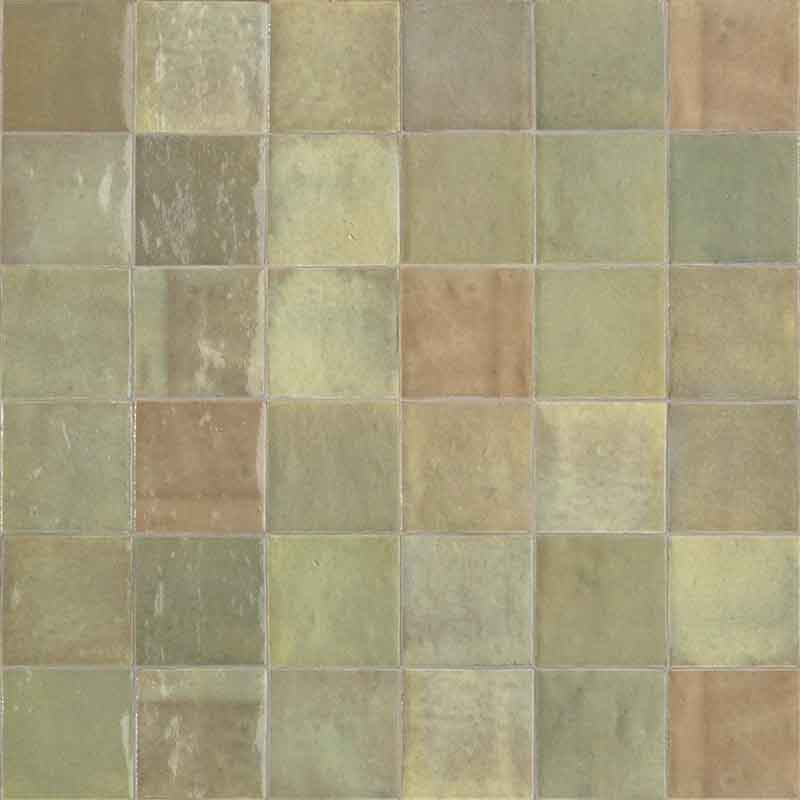 Zellige Salvia Lux en aplicación arquitectónica