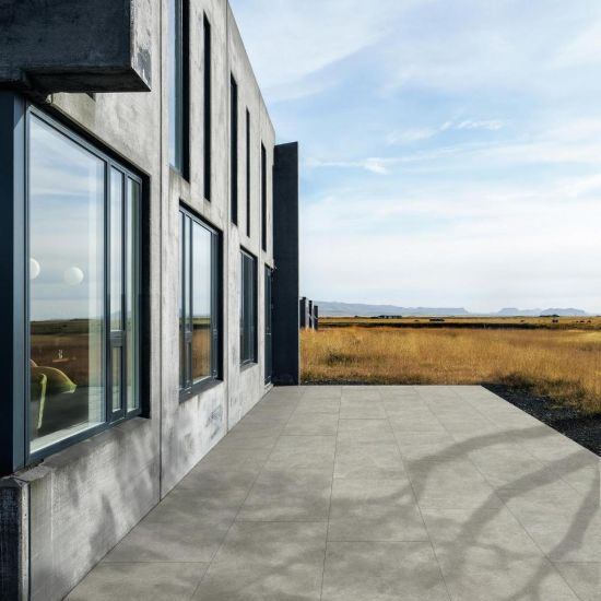 Argent Ghiaccio Strutturato Rt en aplicación arquitectónica