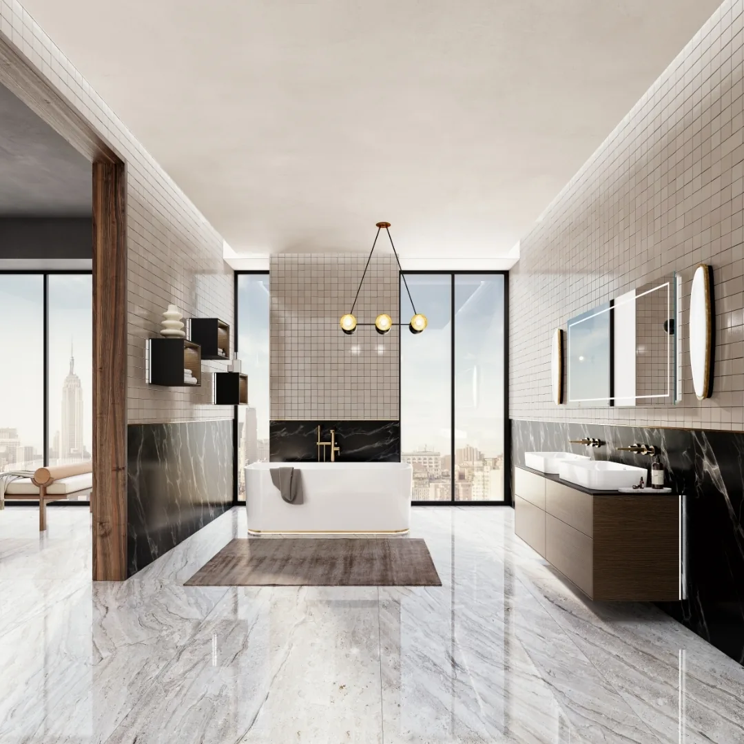 Ambiente de baño Villeroy & Boch en cerámica alemana — disponible a través de Artexa, distribuidor oficial en México