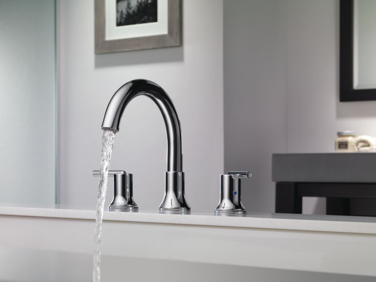 Colección Trinsic® de Delta — diseño europeo contemporáneo en acabado negro mate, disponible en Artexa México