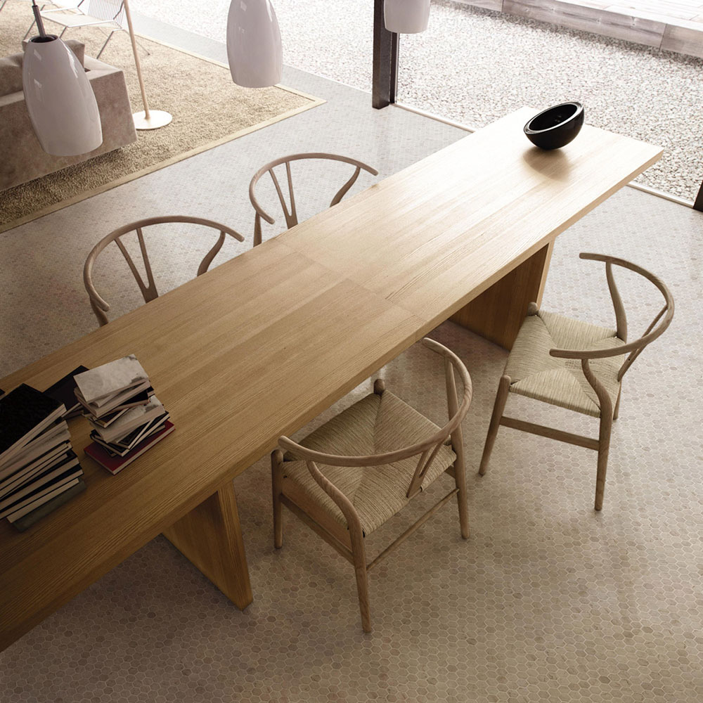Hex Ecostones Ivory Honed M en aplicación arquitectónica