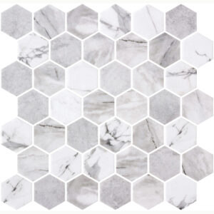Hex Xl Hexagon Blends Copenhague — superficie de mármol porcelánico