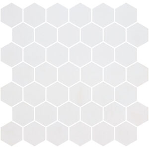 Hex Xl Natureglass White Matte — superficie de mármol porcelánico