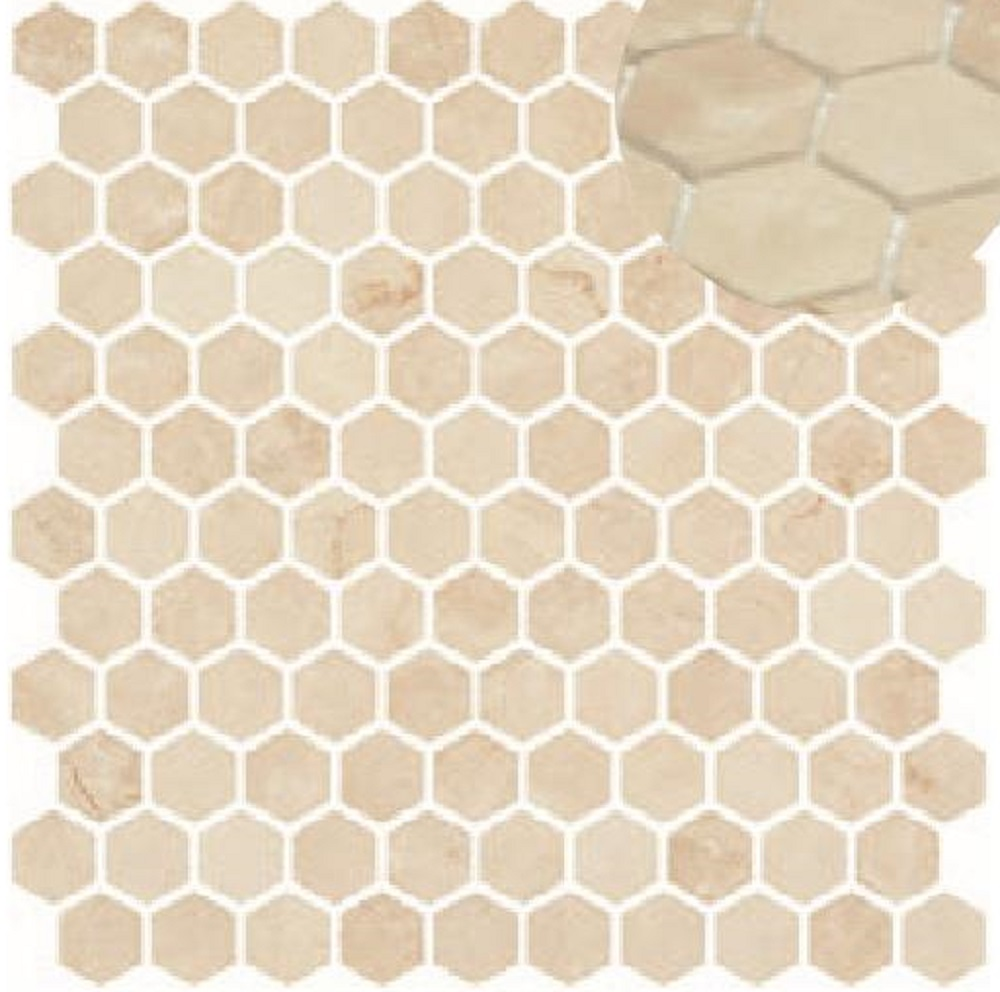 D-hex Ecostones Crema Marfil M en aplicación arquitectónica
