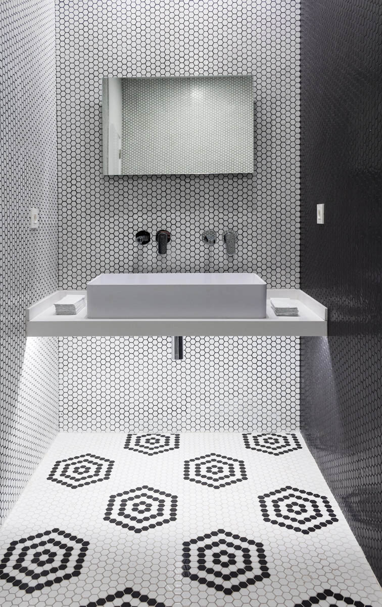 Hex Natureglass White M en aplicación arquitectónica