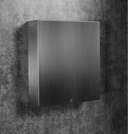 Secadores de manos Bobrick — QuietDry, InstaDry y Fino, empotrados y de superficie en acero inoxidable y negro mate, 115V, ADA