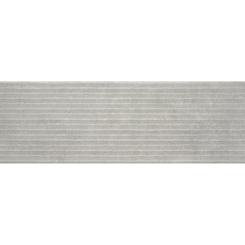 Groove Caspio Gris Mt Gris en aplicación arquitectónica