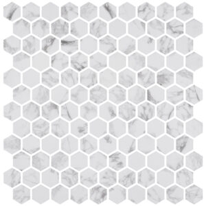 Hex Ecostones Statuario M — superficie de mármol porcelánico