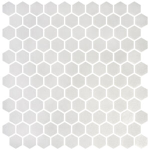 Hex Stoneglass White M — superficie de mármol porcelánico