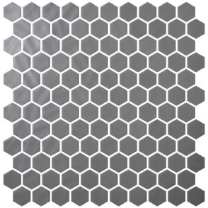 Hex Natureglass Grey M — superficie de mármol porcelánico