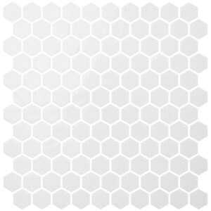Hex Natureglass White M — superficie de mármol porcelánico