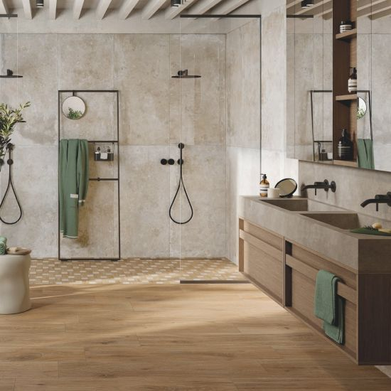 Cortina Cognac en aplicación arquitectónica