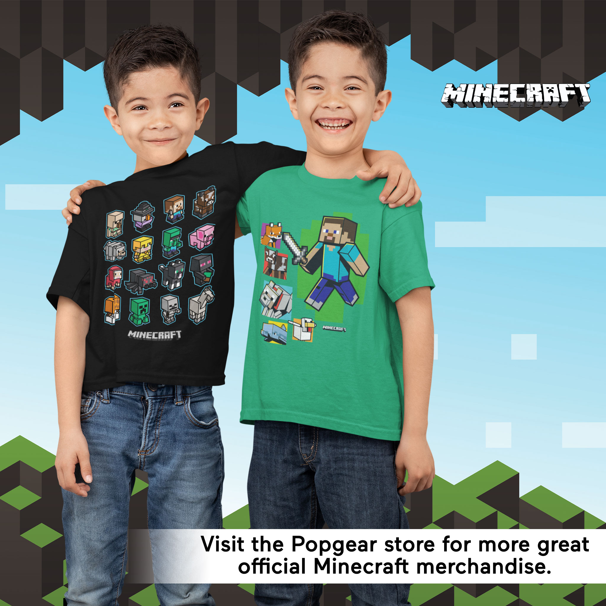 Official Minecraft Steve And Friends 
