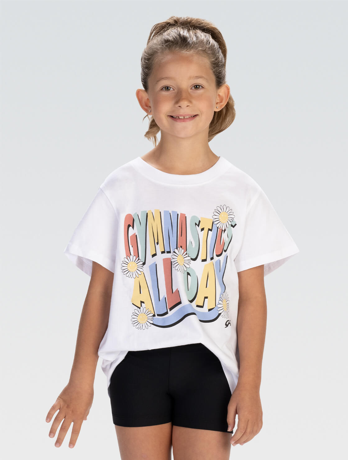 Gym Hair Don't Care Shirt Cute Gymnastics Workout Shirt Girl