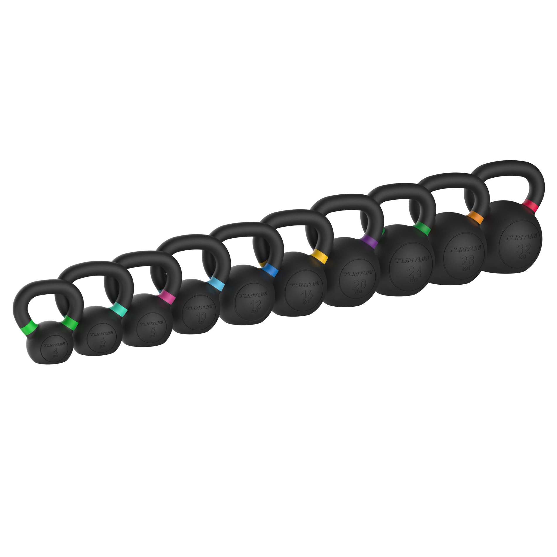 Core-Power gietijzeren kettlebell, 12 kg, gietijzeren kettlebell, 4-32 Core-Power gietijzeren kettlebell, 12 kg, gietijzeren kettlebell, 4-32
