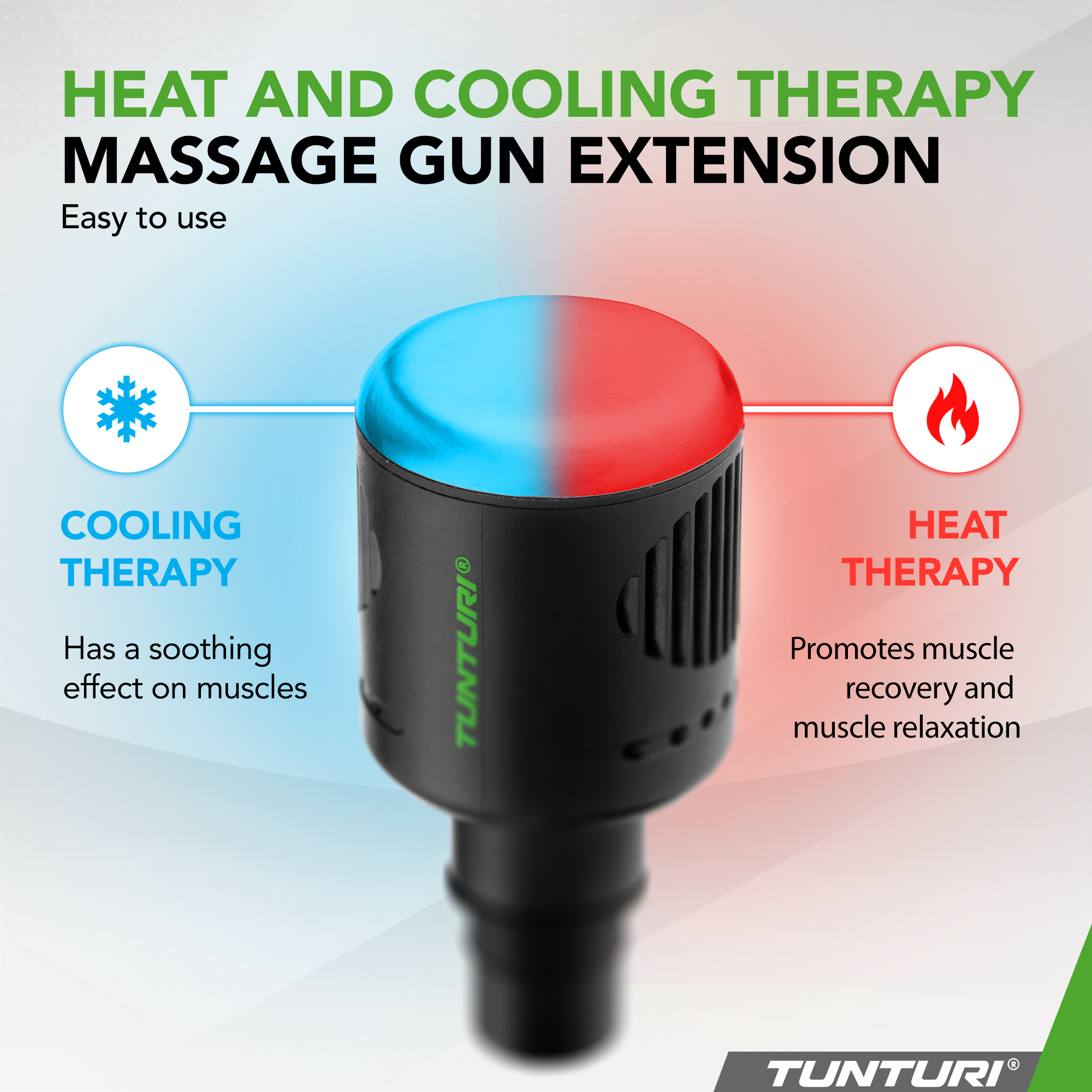 Head for massage gun Heat Cold Tunturi New Fitness B.V