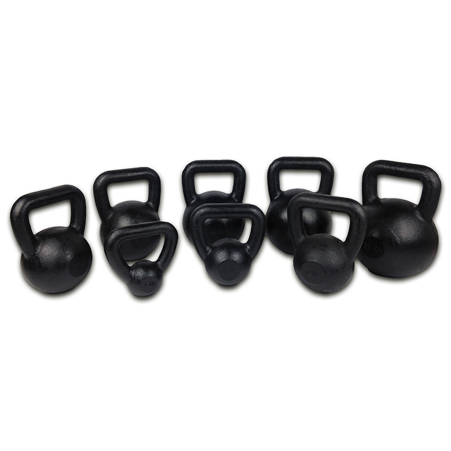 Kettlebell gietijzer tussen de 4 en 40 kg kopen? Bestel jouw kettlebell