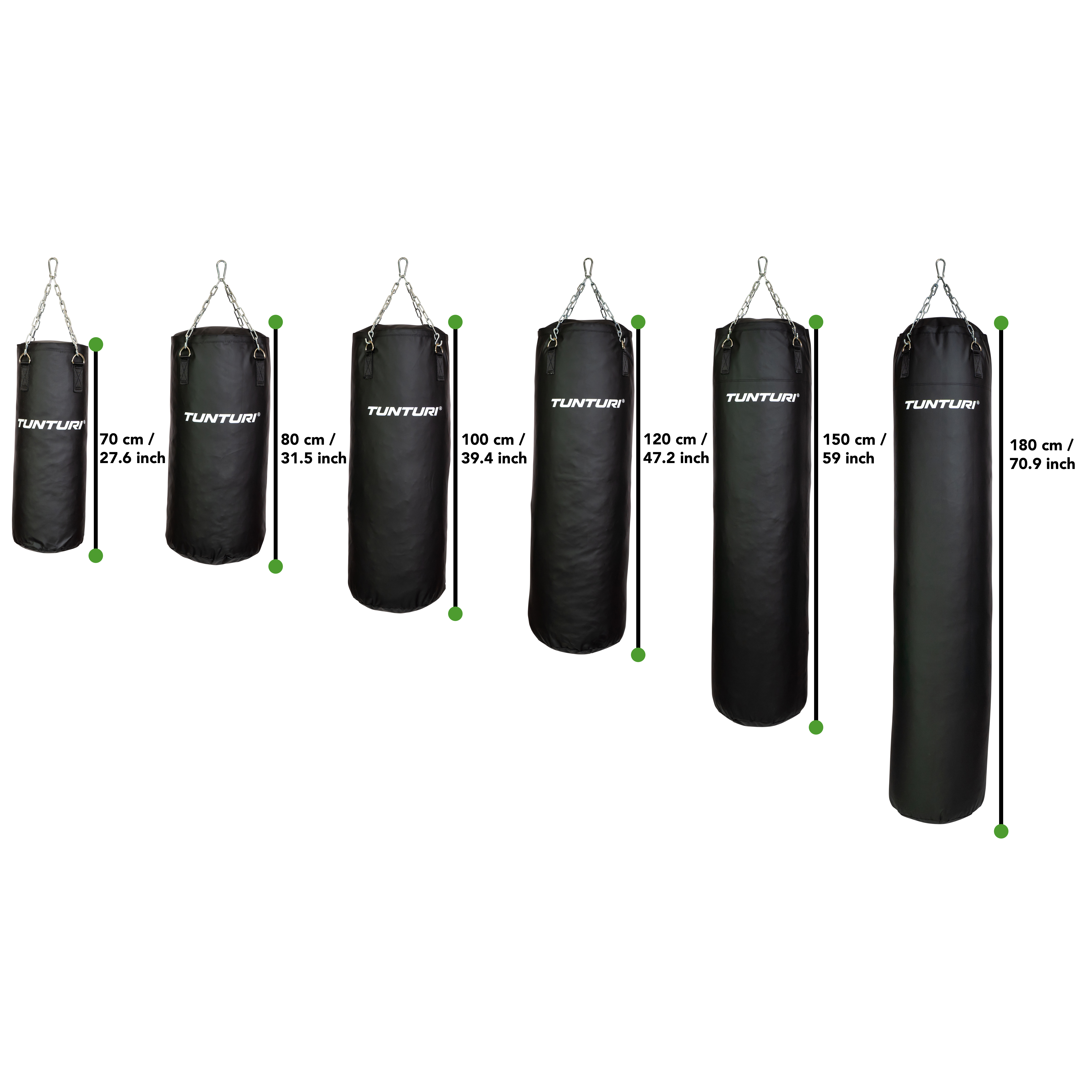 Boxing Bag Incl. Chain 100cm Tunturi New Fitness B.V