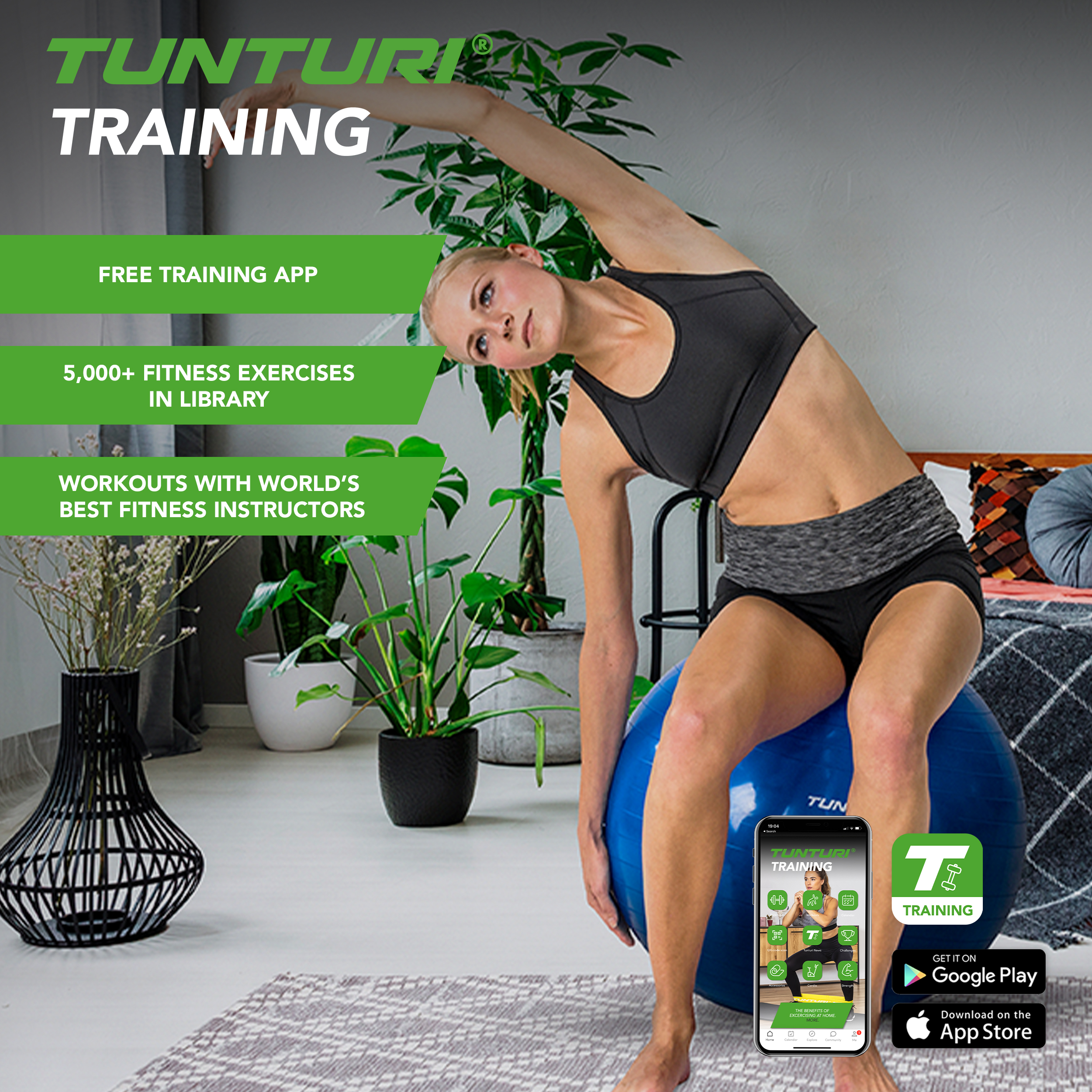 Tunturi fitness hotsell ball