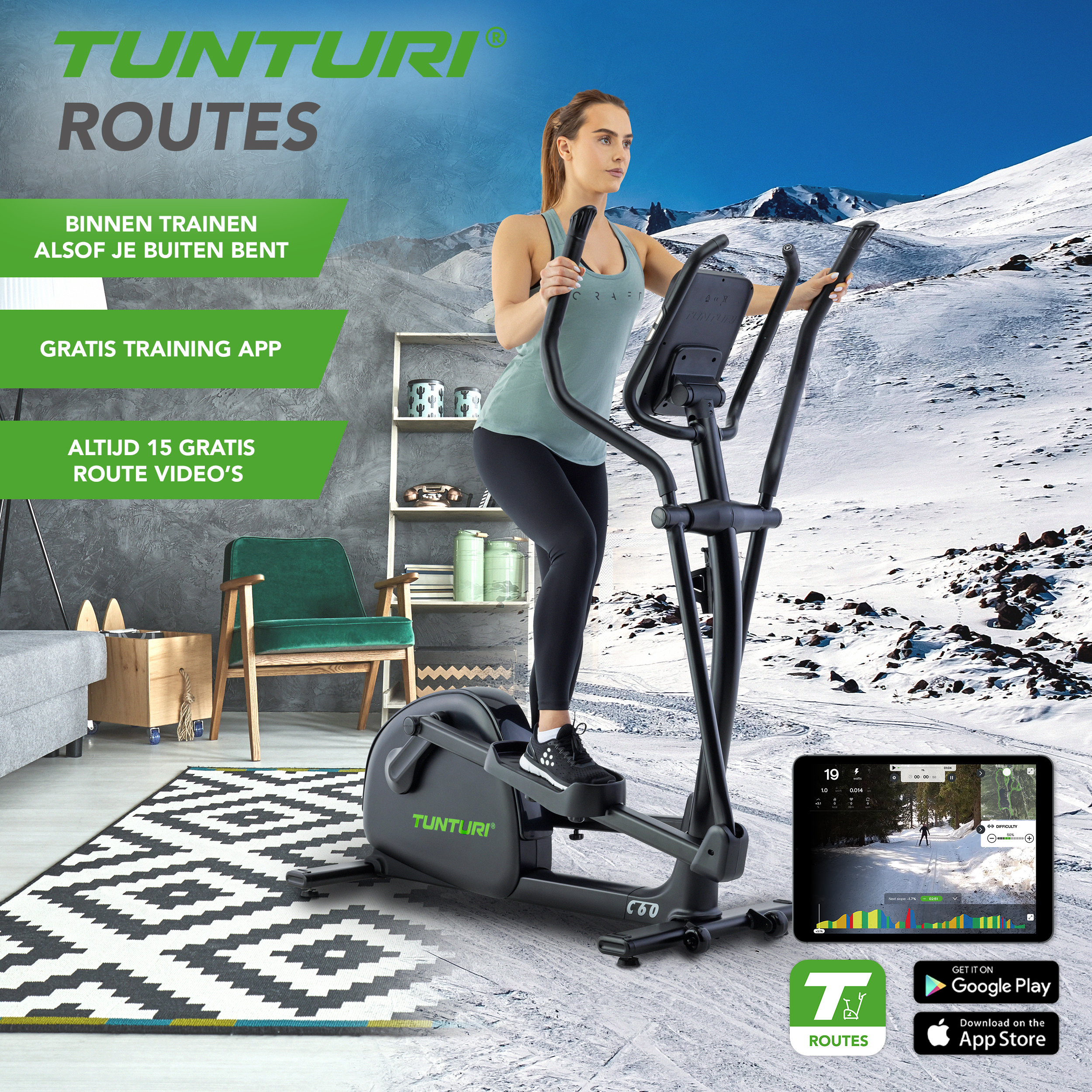 Signature C60 Elliptical Tunturi New Fitness B.V