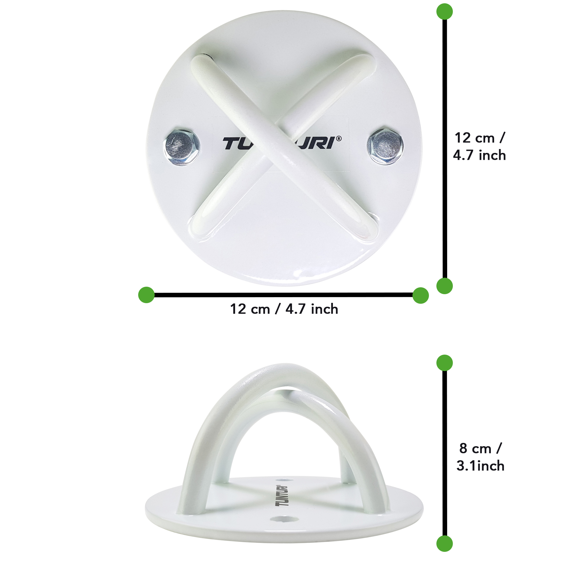 Suspension Trainer Mount White Ceiling Hook Wall Hook Tunturi New Fitness B.V