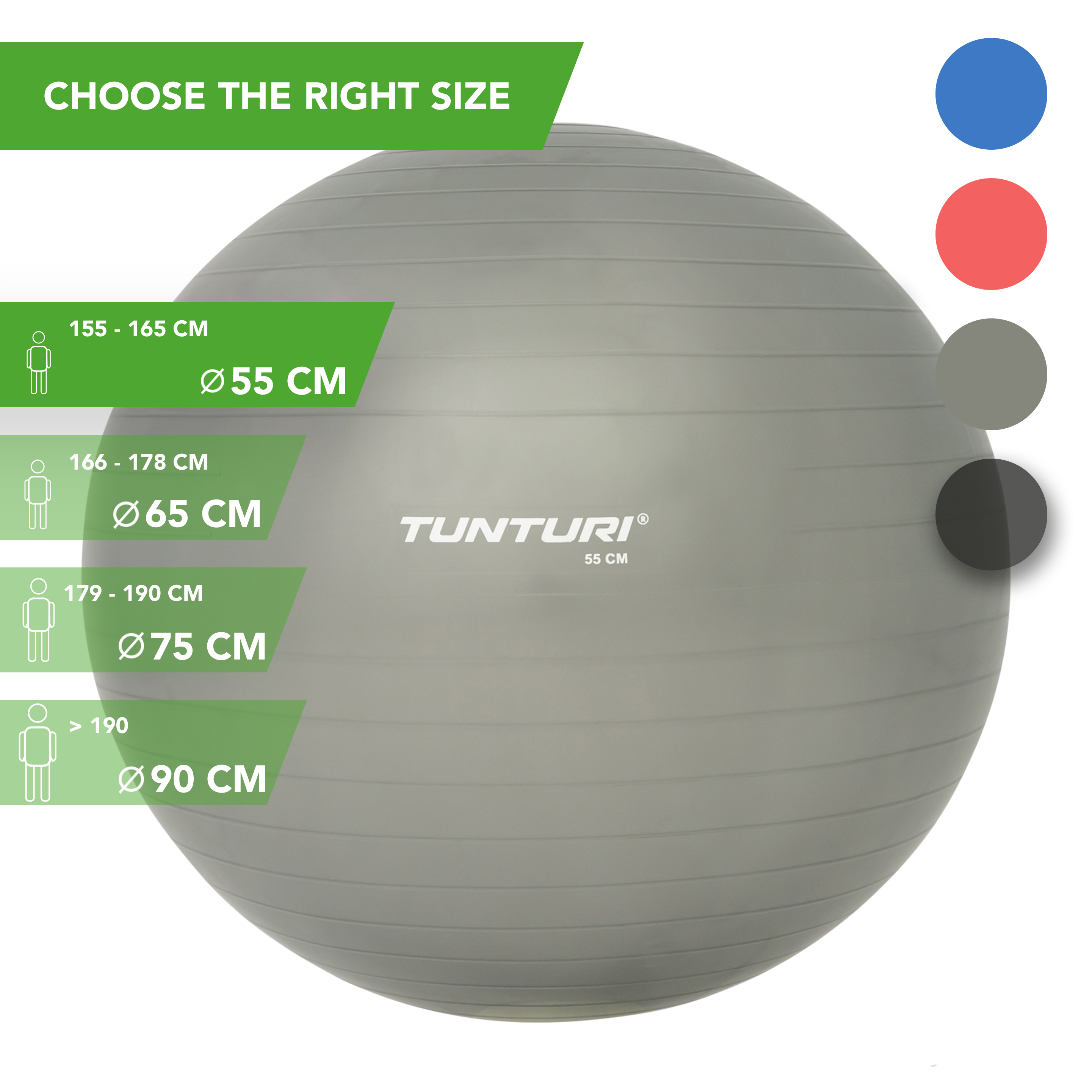 Tunturi fitness ball discount