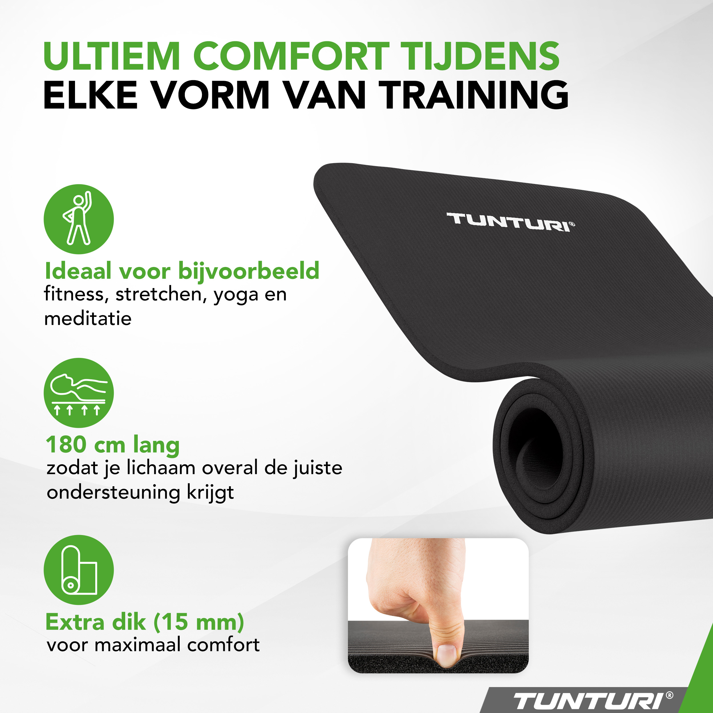 Schildkröt Tapis de fitness XL 15 mm